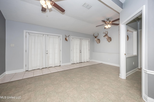 2204 Rue Beaux Chenes, Ocean Springs, MS 39564 - unfurnished living room with a ceiling fan