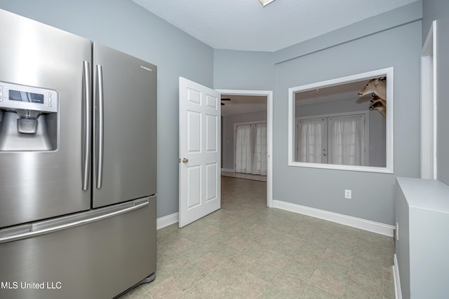 2204 Rue Beaux Chenes, Ocean Springs, MS 39564 - kitchen with stainless steel fridge and light countertops