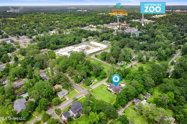 300 S 21st Ave, Hattiesburg, MS 39401 - aerial view of a forest