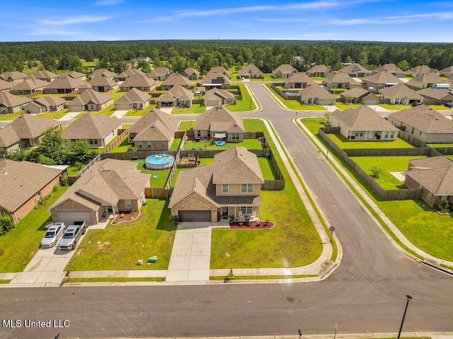 16904 Desmare St, Gulfport, MS 39503 - aerial perspective of suburban area