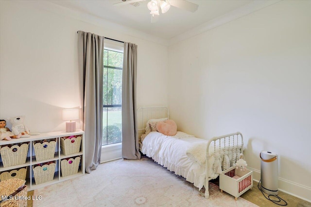 110 Crossview Pl, Brandon, MS 39047 - carpeted bedroom with ceiling fan