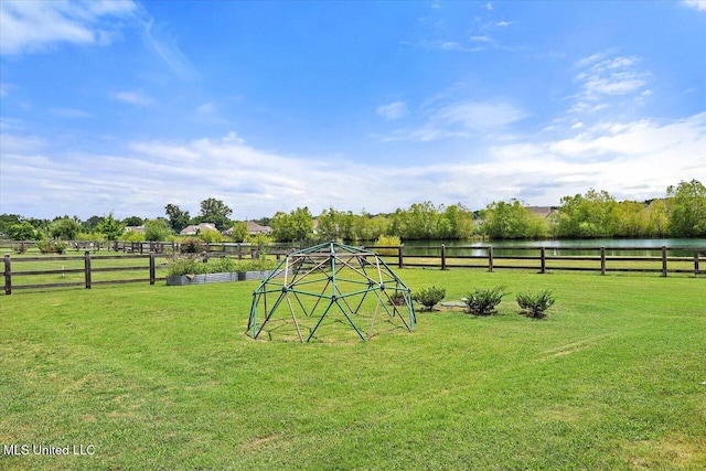 110 Crossview Pl, Brandon, MS 39047 - view of yard with a water view
