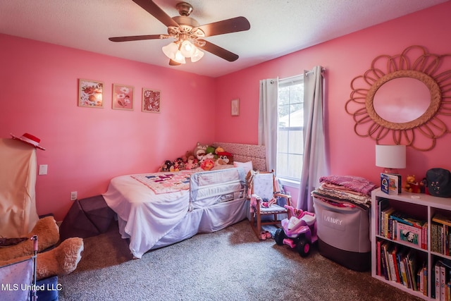 14906 Angela Dr, Gulfport, MS 39503 - carpeted bedroom featuring ceiling fan