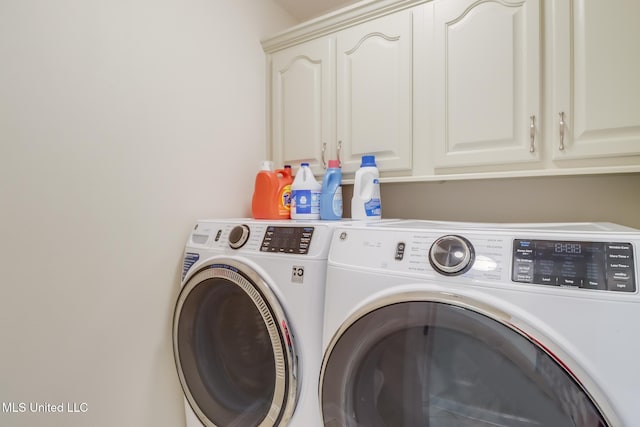 2901 Village Cir, Ocean Springs, MS 39564 - laundry area with washer and dryer and cabinet space