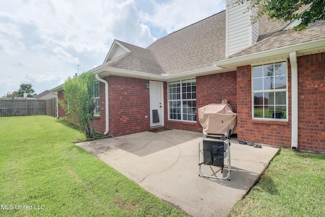 2901 Village Cir, Ocean Springs, MS 39564 - view of patio featuring a grill