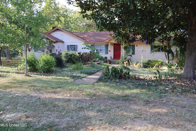 view of front of property