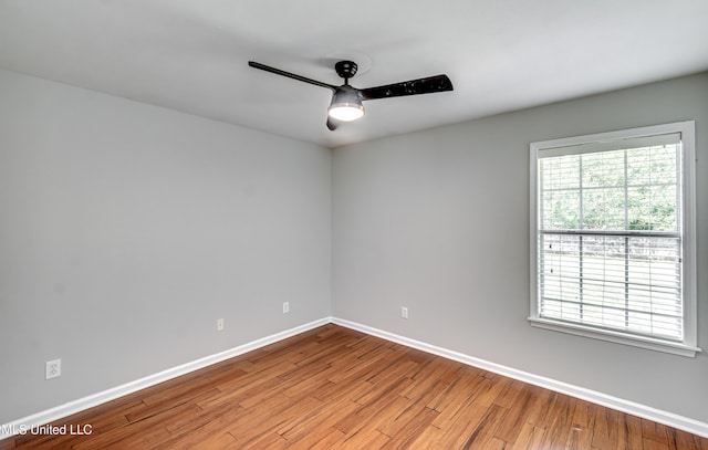 783 Whippoorwill Dr, Brandon, MS 39047 - unfurnished room featuring ceiling fan and wood finished floors