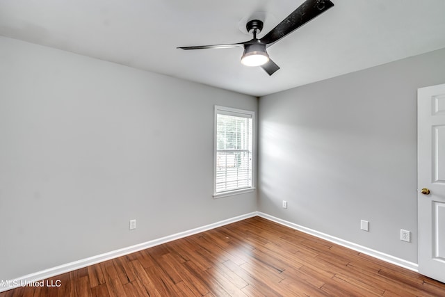 783 Whippoorwill Dr, Brandon, MS 39047 - empty room featuring ceiling fan and wood finished floors