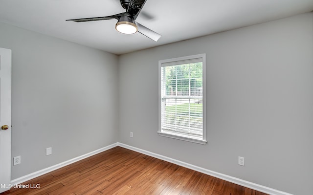 783 Whippoorwill Dr, Brandon, MS 39047 - empty room featuring hardwood / wood-style flooring and ceiling fan