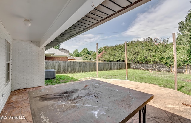 783 Whippoorwill Dr, Brandon, MS 39047 - fenced backyard with a patio