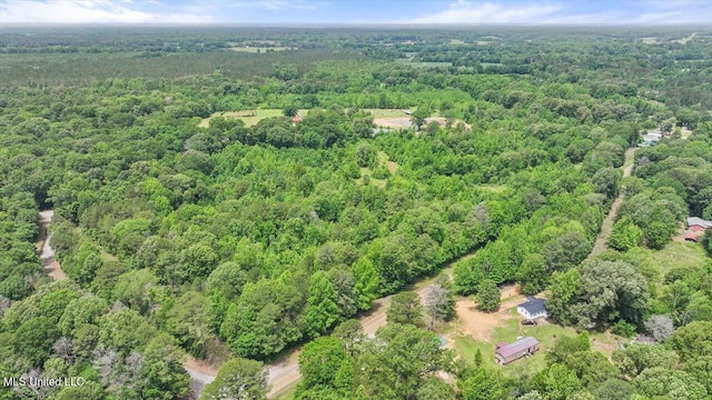 869 B Parks Rd, Pickens, MS 39146 - bird's eye view of a heavily wooded area