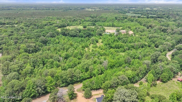 869 B Parks Rd, Pickens, MS 39146 - aerial view of a heavily wooded area