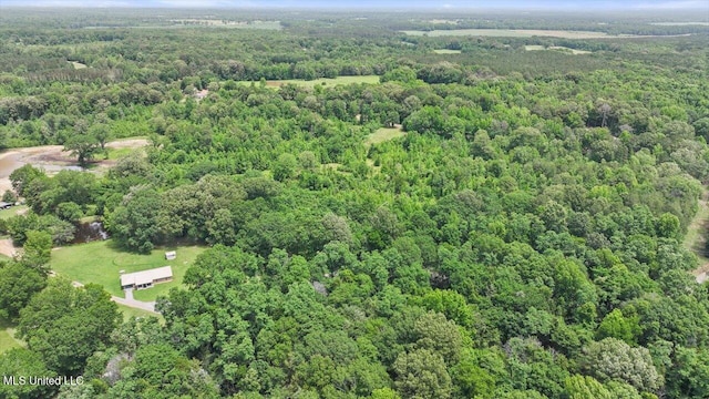 869 B Parks Rd, Pickens, MS 39146 - aerial view of property and surrounding area featuring a forest
