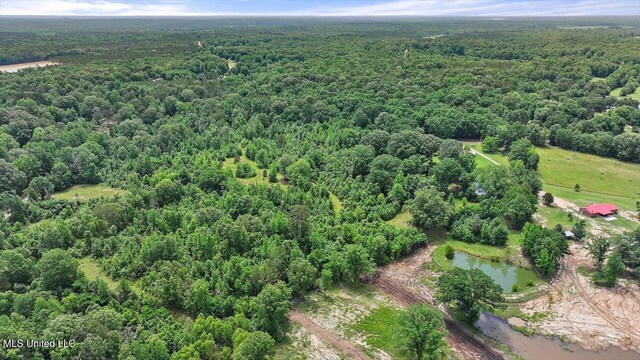 869 B Parks Rd, Pickens, MS 39146 - aerial view of property's location with a forest