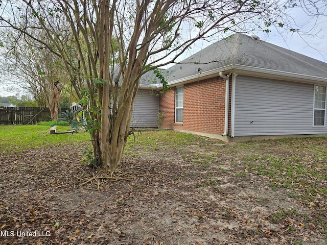 view of side of property