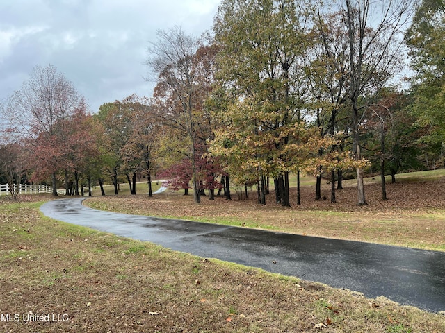 view of road