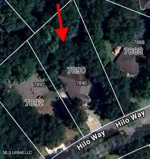 7890 Hilo Way, Diamondhead, MS 39525 - aerial map of property and surrounding area