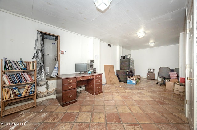 1401 Ladnier Rd, Gautier, MS 39553 - view of home office