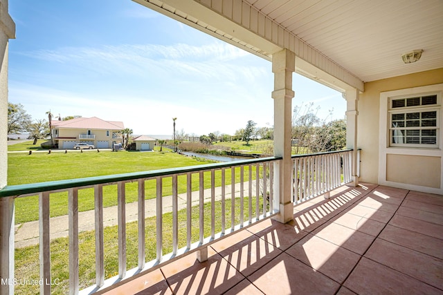 1401 Ladnier Rd, Gautier, MS 39553 - balcony featuring a water view