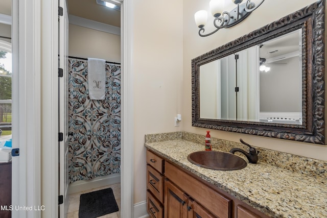 10 Magnolia Crossing Rd, Sumrall, MS 39482 - full bath featuring vanity and a shower with curtain