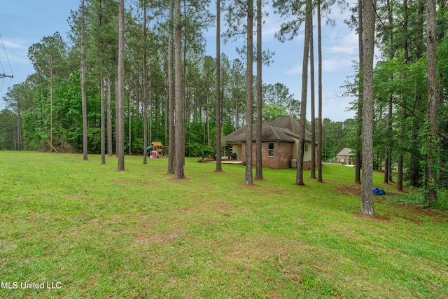 10 Magnolia Crossing Rd, Sumrall, MS 39482 - view of grassy yard featuring a playground