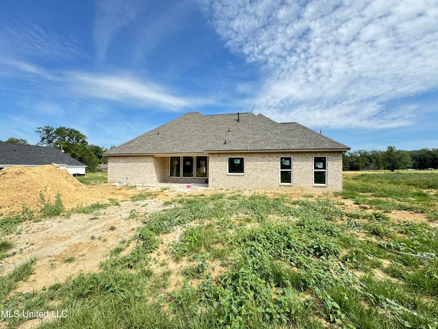 view of back of property