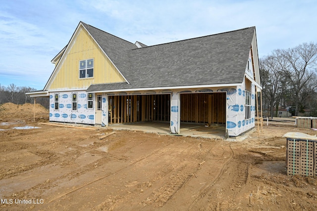 view of property under construction