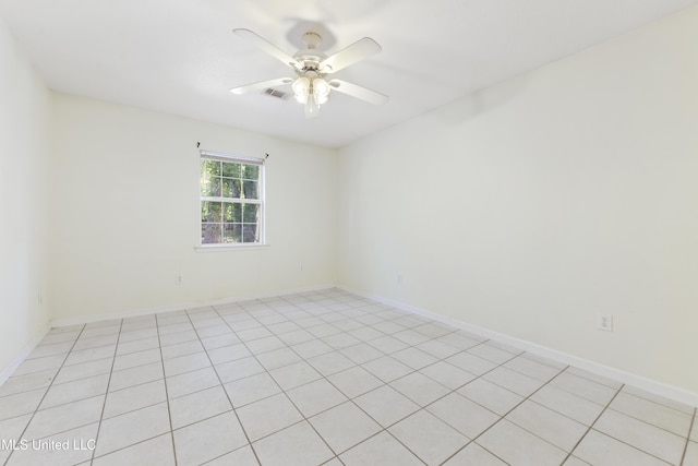 1317 Rosemont Dr, Gautier, MS 39553 - empty room with ceiling fan and baseboards