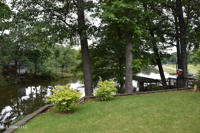 10991 High Rd, Hernando, MS 38632 - view of green lawn with a water view