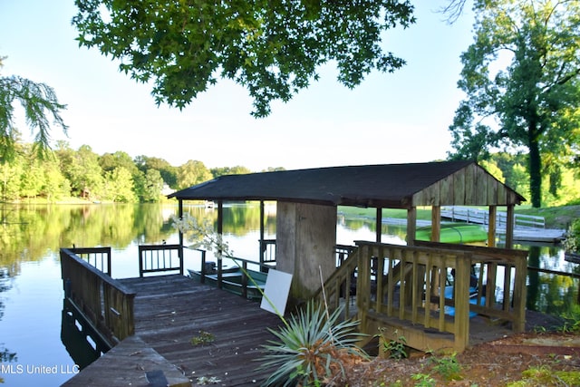 10991 High Rd, Hernando, MS 38632 - dock area featuring a water view