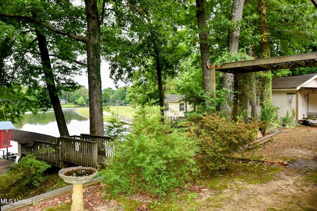 10991 High Rd, Hernando, MS 38632 - view of yard featuring a water view