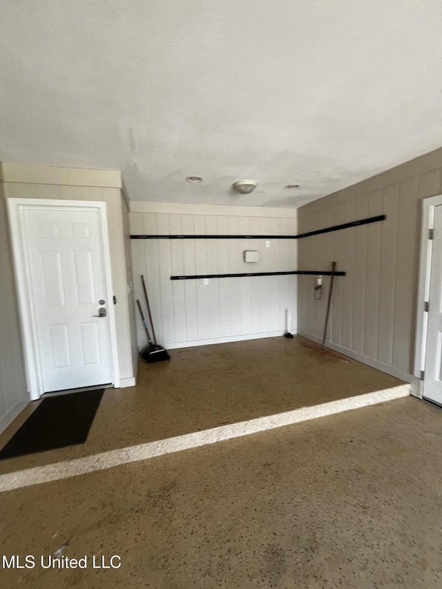 12 Bayou View Dr, Gulfport, MS 39507 - garage with a decorative wall