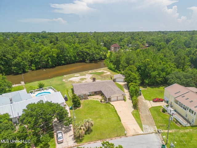 12 Bayou View Dr, Gulfport, MS 39507 - aerial view of a forest and a large body of water
