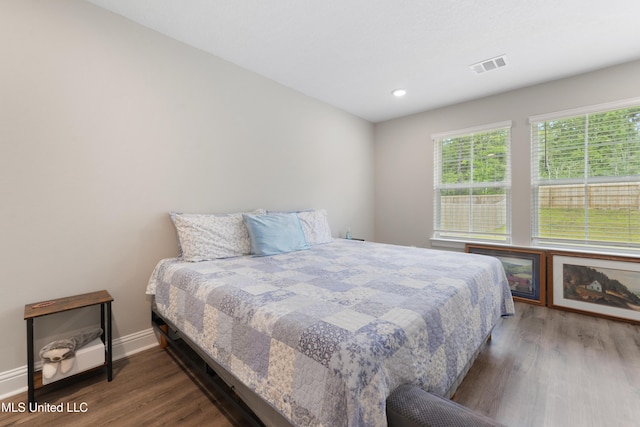 14172 Debra Barbee Ct, Gulfport, MS 39503 - bedroom featuring wood finished floors, baseboards, and recessed lighting