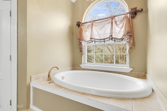 bathroom with a bathtub