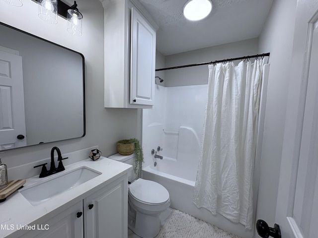 106 Ole Duke Dr, Brandon, MS 39042 - bathroom featuring vanity, toilet, and shower / bath combination with curtain