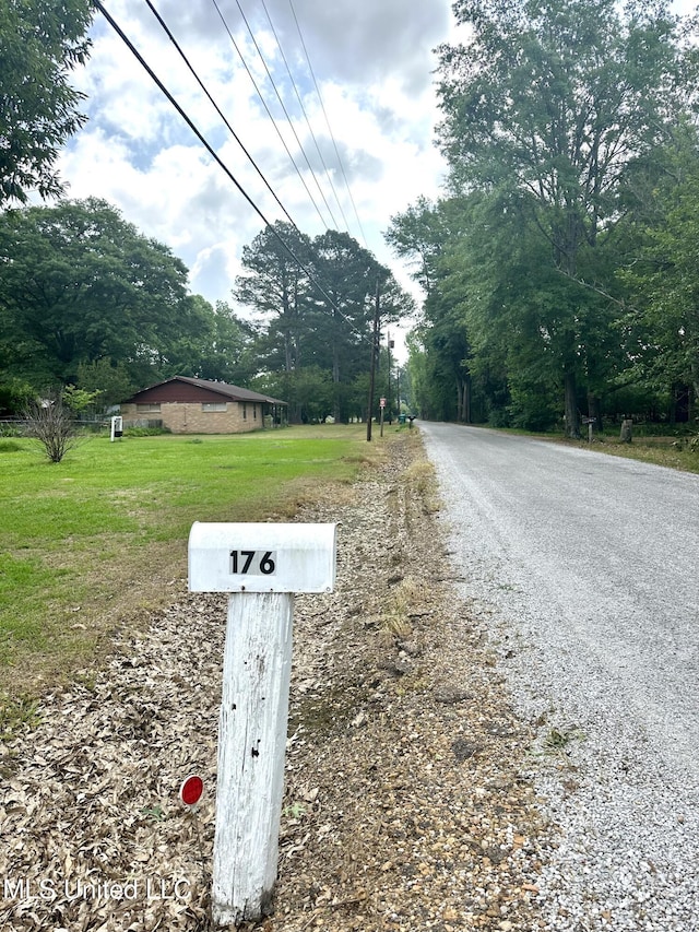 176 Revell Rd, Grenada, MS 38901 - view of street featuring view of wooded area