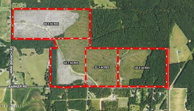 Listing photo 3 for Barker Rd, Pelahatchie MS 39145