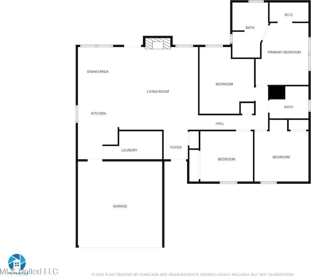 8707 Pine Ridge Ct, Diamondhead, MS 39525 - view of floor plan / room layout