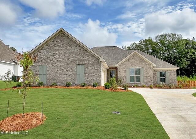 165 Cornerstone Dr, Brandon, MS 39042 - view of front of property with a front yard