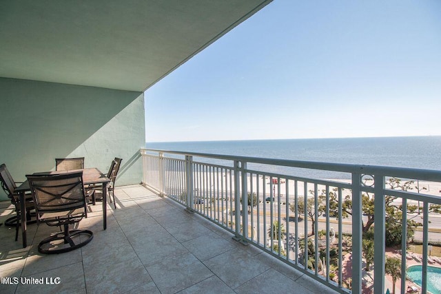 2230 Beach Dr Unit 808, Gulfport, MS 39507 - balcony with a water view