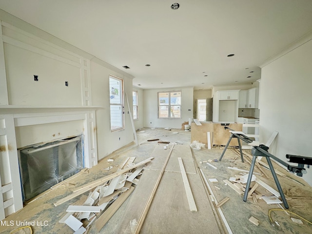 view of unfurnished living room