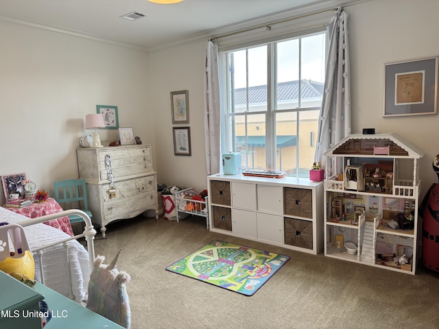 202 Eastpark St, Ridgeland, MS 39157 - carpeted bedroom featuring ornamental molding
