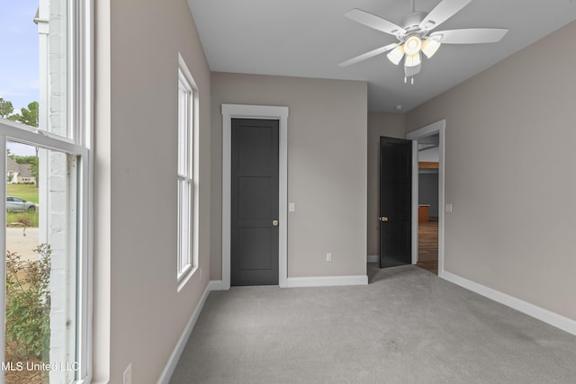 104 Westlake Cir W, Madison, MS 39110 - unfurnished bedroom with light colored carpet and a ceiling fan