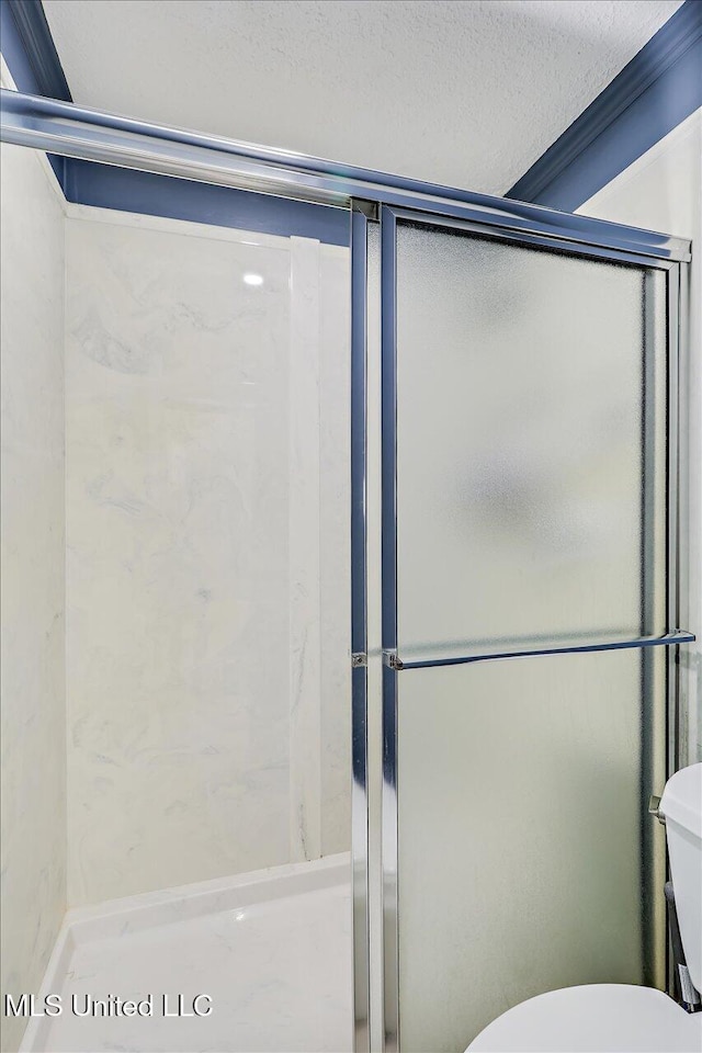 12661 Springridge Rd, Terry, MS 39170 - bathroom featuring a shower stall and toilet