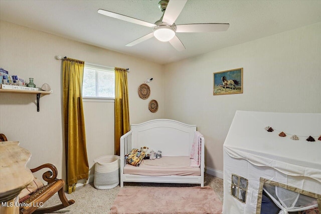 12661 Springridge Rd, Terry, MS 39170 - bedroom featuring carpet and ceiling fan