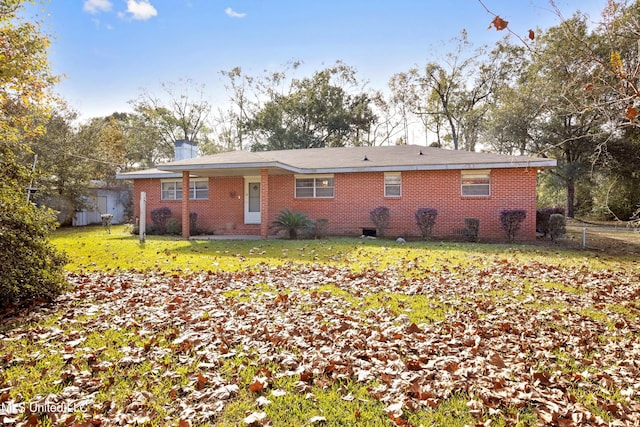 14071 Duckworth Rd, Gulfport, MS 39503 - rear view of house featuring brick siding