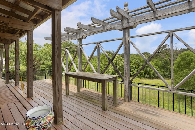 215 Azalea Ct, Brandon, MS 39047 - view of wooden deck