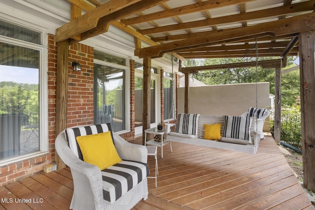 215 Azalea Ct, Brandon, MS 39047 - view of wooden deck