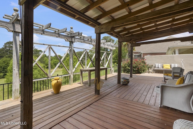 215 Azalea Ct, Brandon, MS 39047 - view of wooden deck